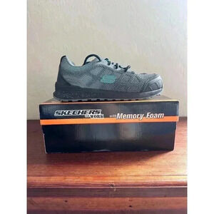 Skechers Work Women’s bulklin Memory Foam Comp Toe Safety Shoes Size 10